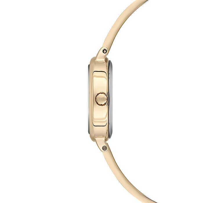 U.s. Polo Assn. USPA2174-04 Quartz Çelik Altın Rengi Gri Kadran 20x29 mmm Kadın Kol Saati