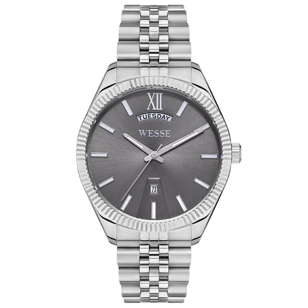 Wesse WWG207308 Çelik Gri 42 mm Erkek Kol Saati