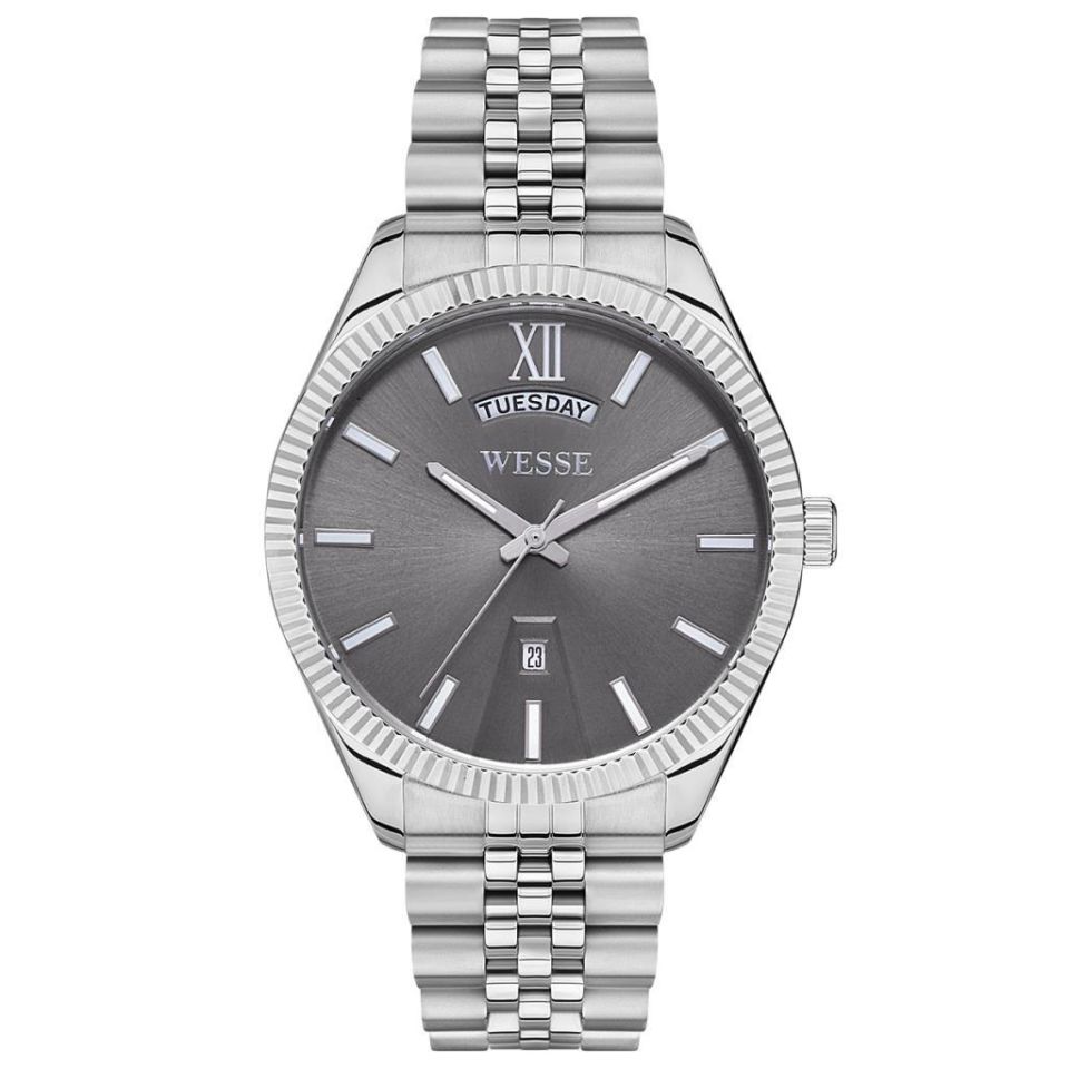 Wesse WWG207308 Çelik Gri 42 mm Erkek Kol Saati