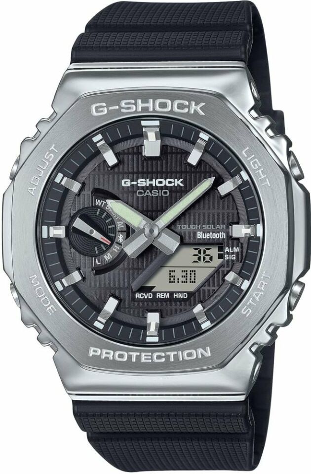 Casio GBM-2100-1ADR Solar Silikon 20 ATM 44 mm Erkek Kol Saati