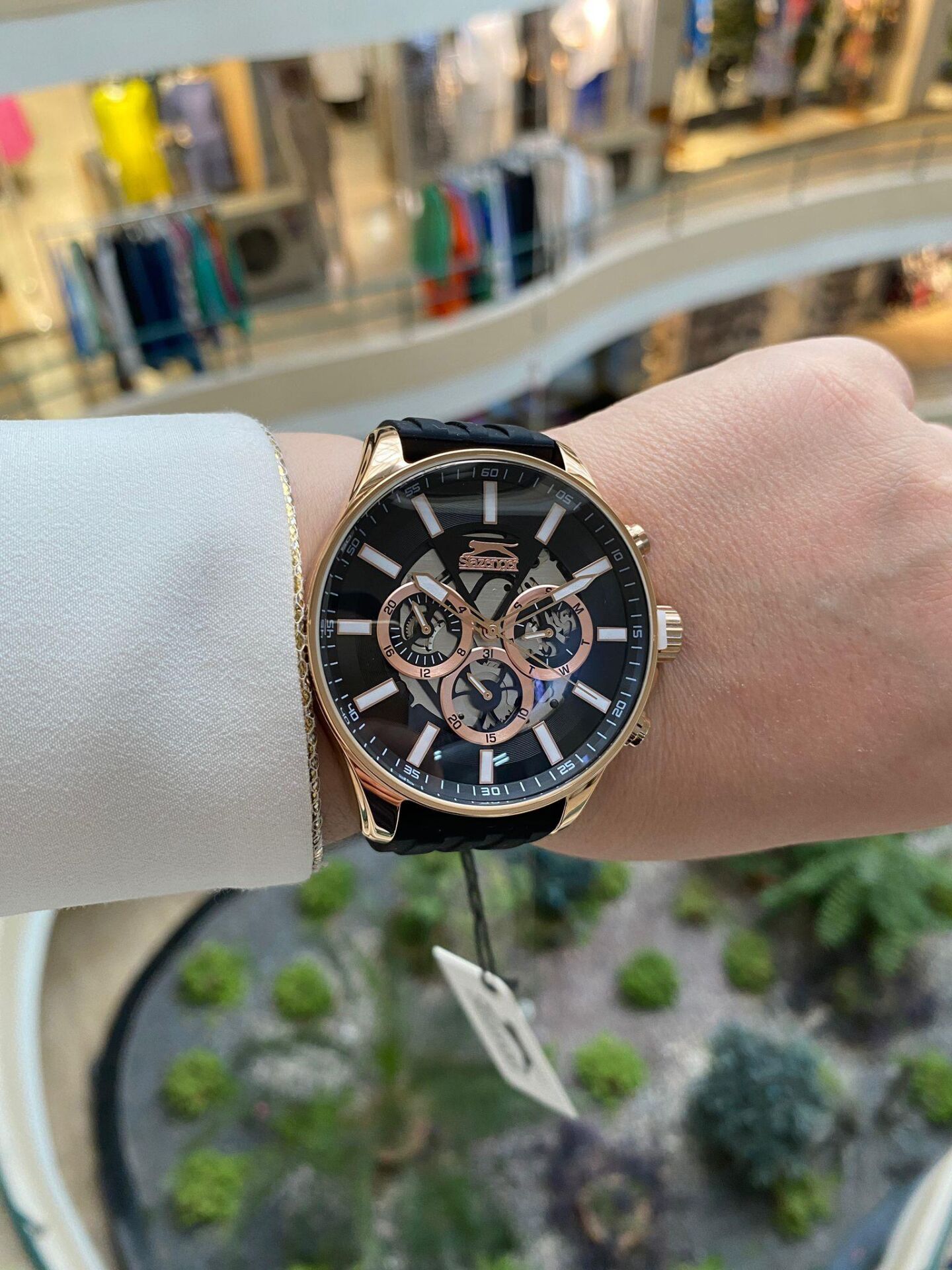 Slazenger SL.09.2127.2.03 Quartz Silikon Siyah 45 mm Erkek Kol Saati