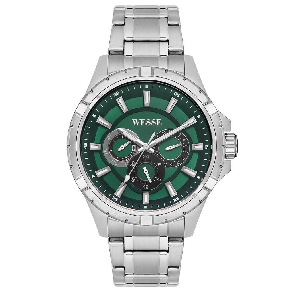Wesse WWG207805 Quartz Çelik Gri 45 mm Erkek Kol Saati