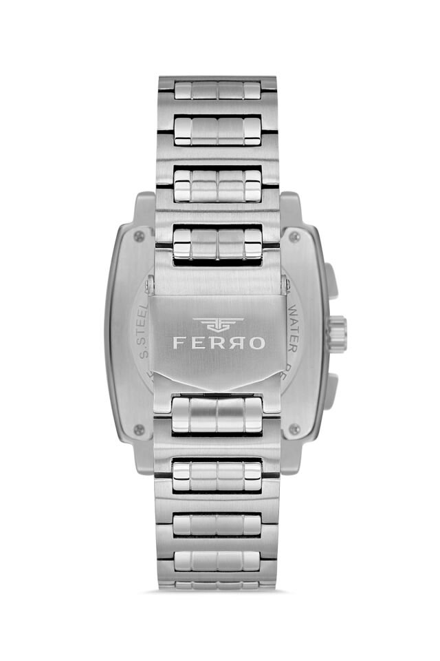 Ferro Gümüş Çelik Kordon Erkek Kordl Saata FM11553AWT-A