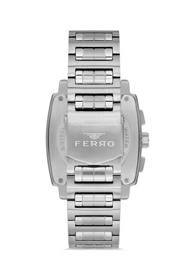 Ferro Gümüş Çelik Kordon Erkek Kordl Saata FM11553AWT-A3