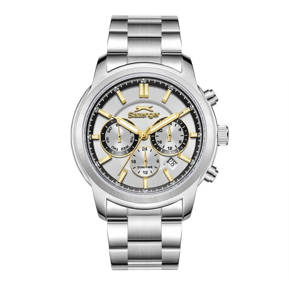 Slazenger SL.09.2541.2.06 Quartz Çelik Gri 42 mm Erkek Kol Saati