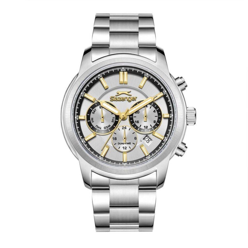 Slazenger SL.09.2541.2.06 Quartz Çelik Gri 42 mm Erkek Kol Saati