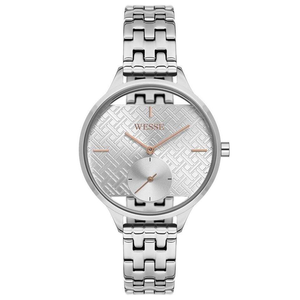 Wesse WWL109601 Quartz Çelik Gri 37 mm Kadın Kol Saati