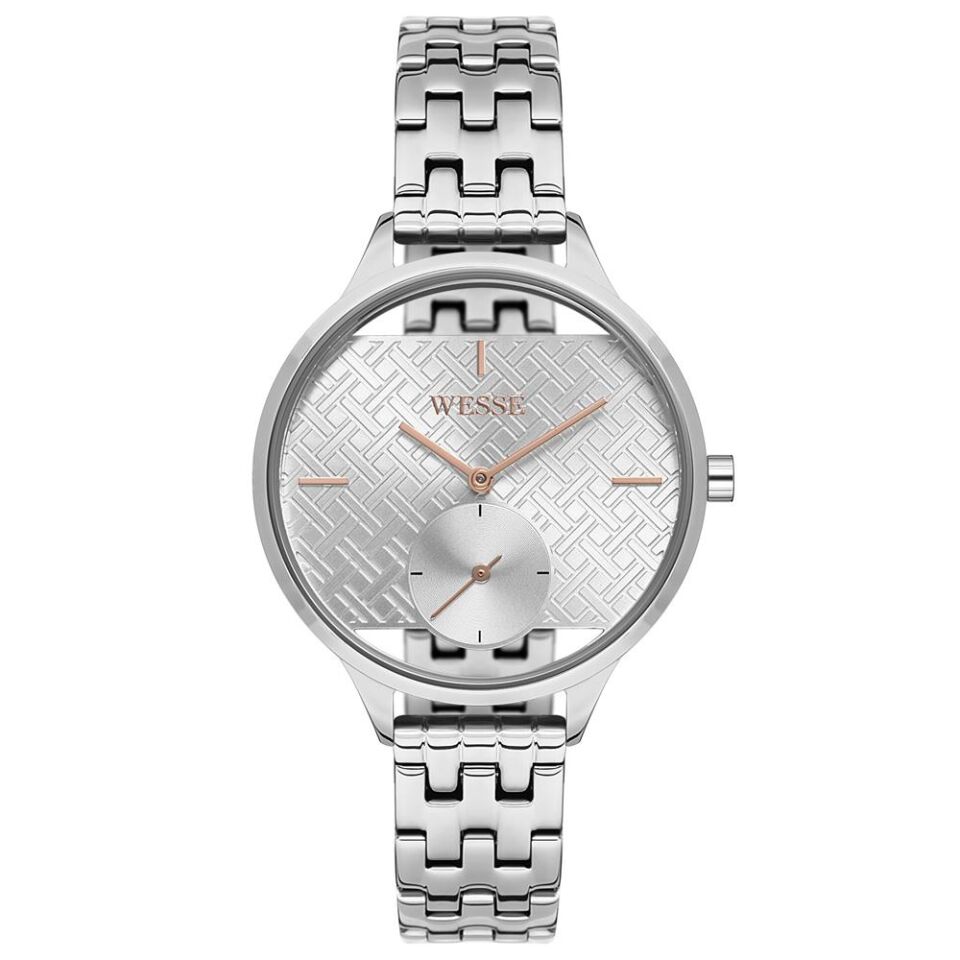 Wesse WWL109601 Quartz Çelik Gri 37 mm Kadın Kol Saati