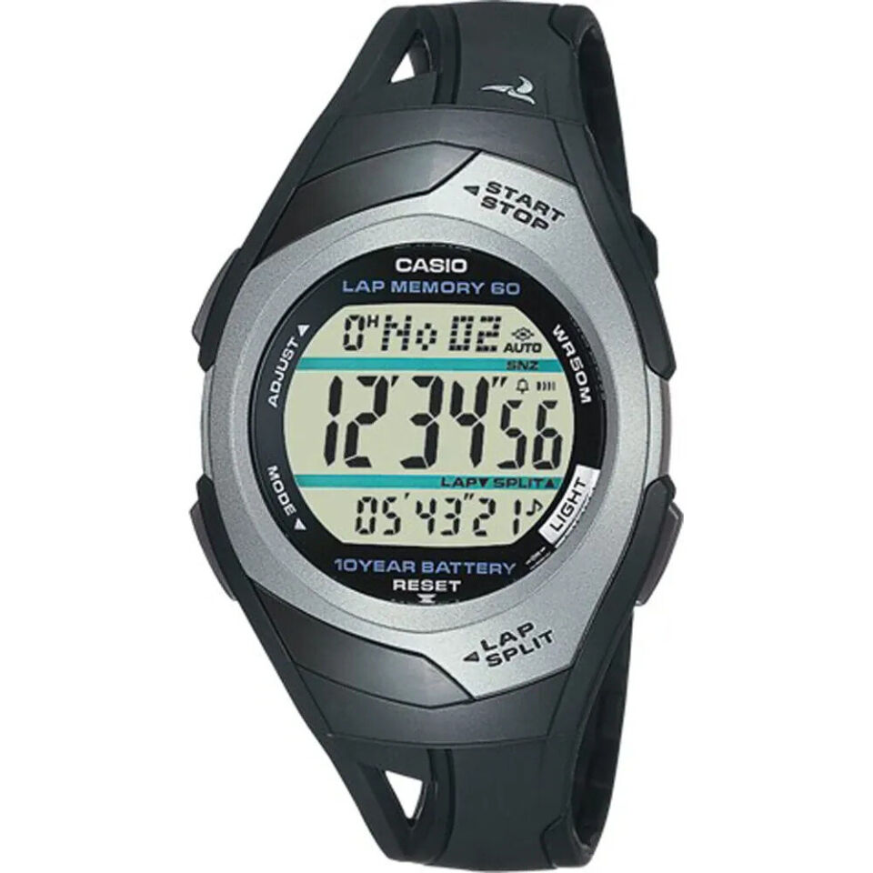 Casio STR-300C-1VDF Quartz Silikon Siyah 35 mm Spor Kadın Kol Saati