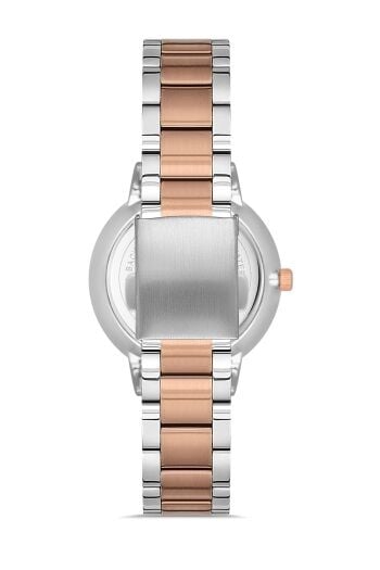 Ferro 33 mm Rose ve Gümüş Çelik Kordon Kadın Kol Saati F40093A-E F40093A-E