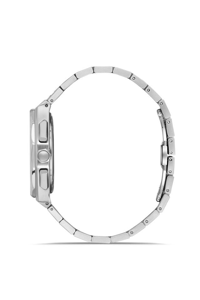 Ferro FM43013A-A2 Quartz Çelik Gri Siyah Kadran 43 mm Erkek Kol Saati