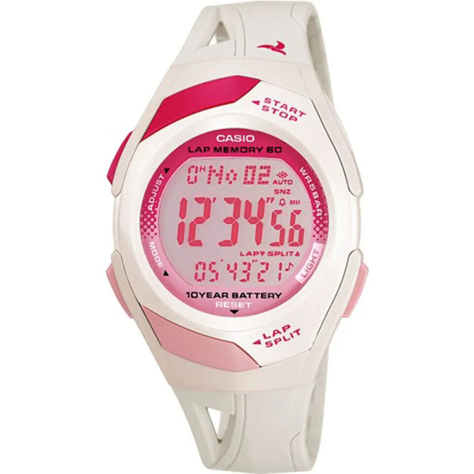 Casio STR-300-7EVDF Quartz Silikon Beyaz 35 mm Spor Kadın Kol Saati