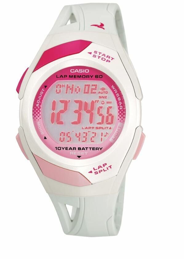 Casio STR-300-7EVDF Quartz Silikon Beyaz 35 mm Spor Kadın Kol Saati