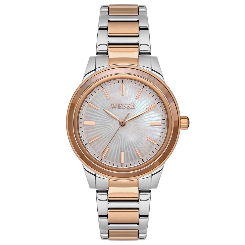 Wesse WWL110802 Çelik Rose Gold/Gri 37 mm Kadın Kol Saati