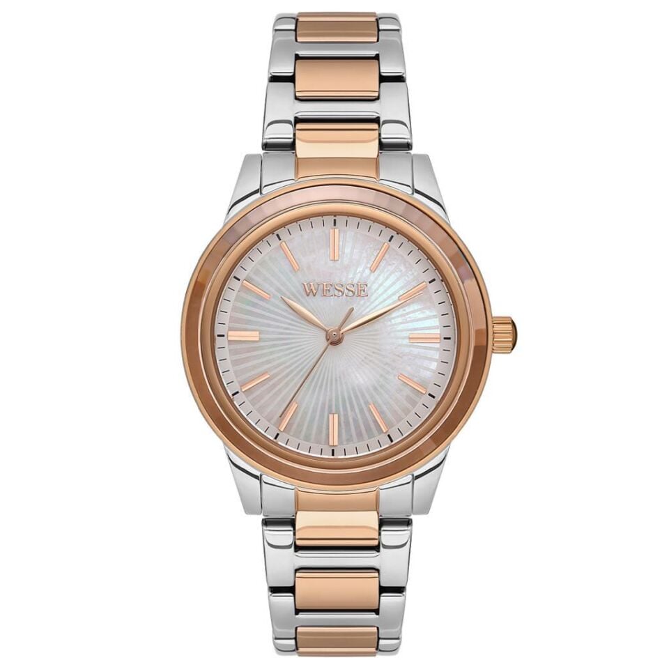 Wesse WWL110802 Çelik Rose Gold/Gri 37 mm Kadın Kol Saati