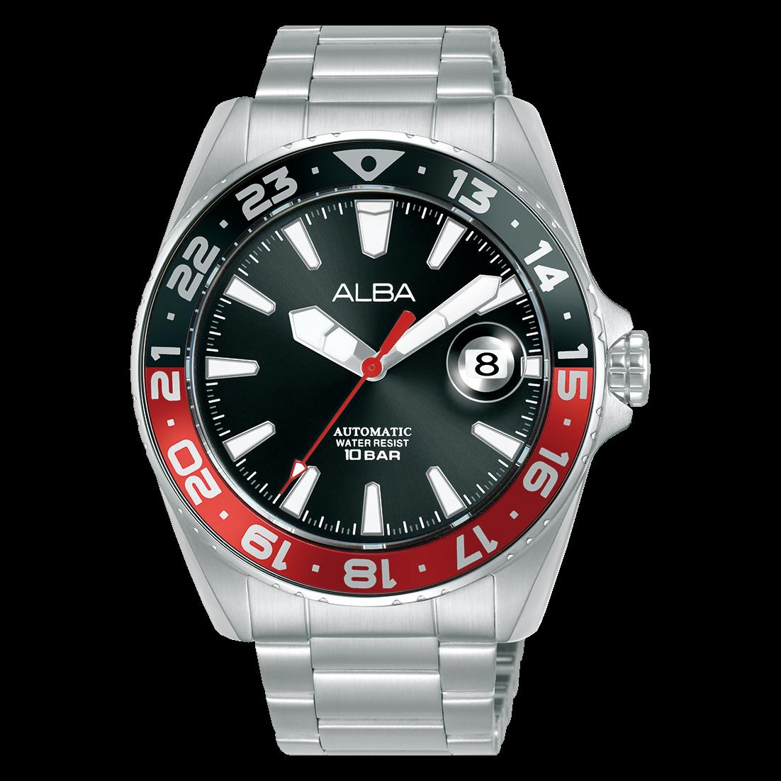 Alba AU4073X1 Otomatik Çelik Gri Siyah Kadran 10 ATM 43 mm Erkek Kol Saati