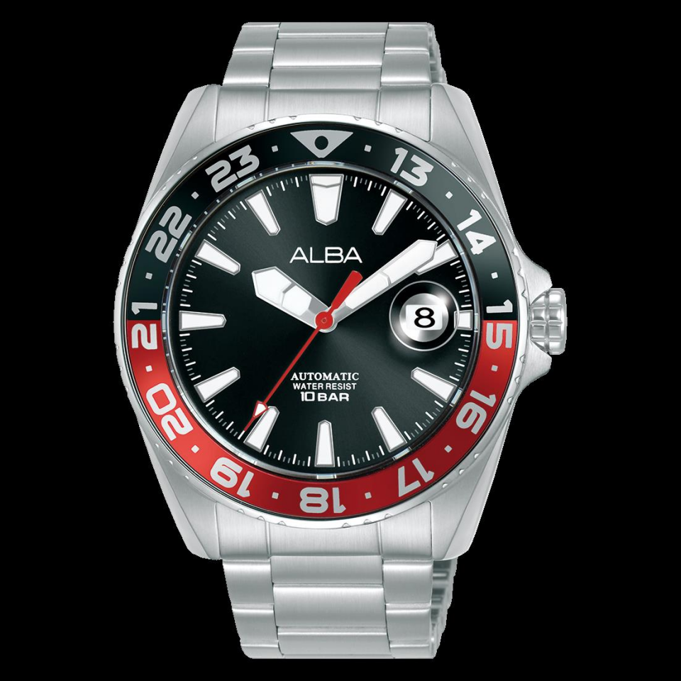 Alba AU4073X1 Otomatik Çelik Gri Siyah Kadran 10 ATM 43 mm Erkek Kol Saati