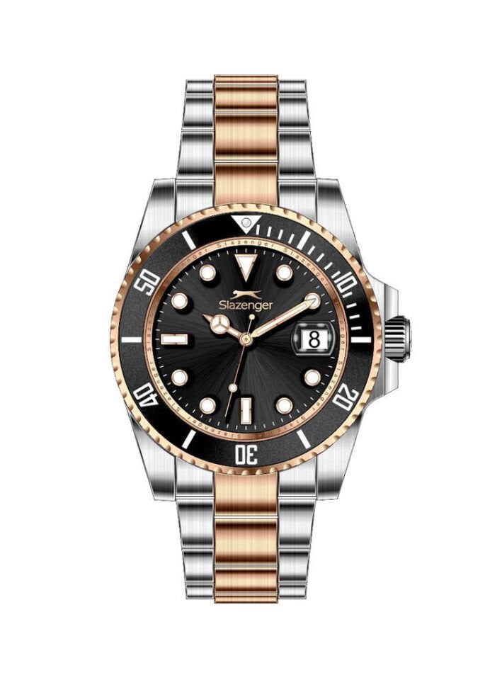 Slazenger SL.09.2518.1.04 Quartz Çelik Rose/Gri 45 mm Erkek Kol Saati