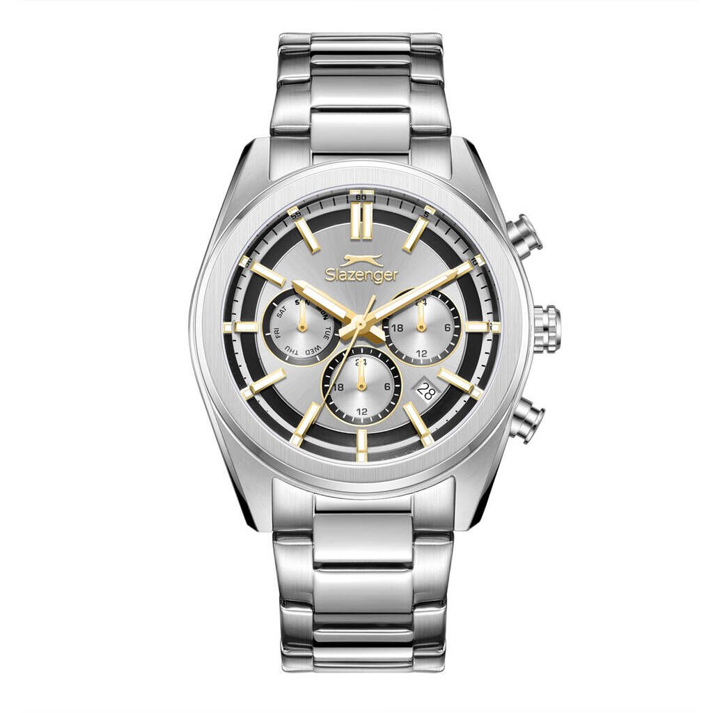 Slazenger SL.09.2554.2.04 Quartz Çelik Gri 42 mm Erkek Kol Saati