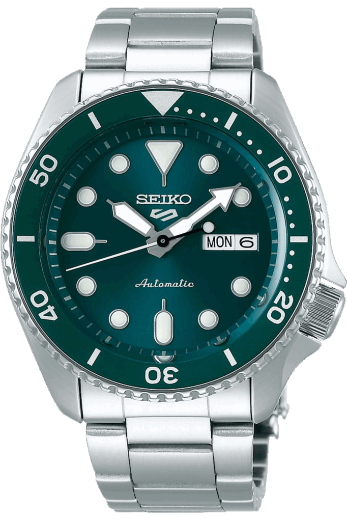 Seiko SRPD61K1 Otomatik Gri Yeşil Kadran 10 ATM 43 mm Erkek Kol Saati