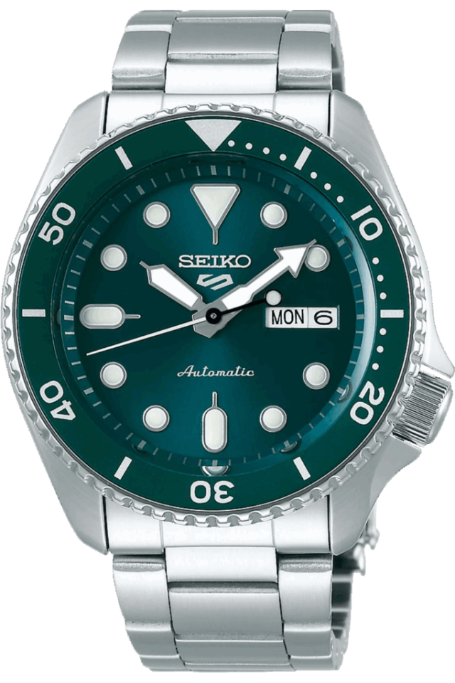 Seiko SRPD61K1 Otomatik Gri Yeşil Kadran 10 ATM 43 mm Erkek Kol Saati