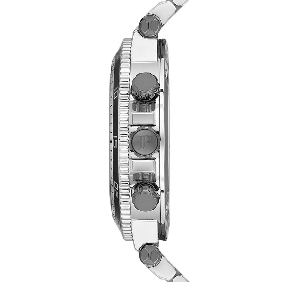 Jacques Philippe JPQGC4473X6SB Quartz Swiss Made Çelik Gri Yeşil Kadran 10 ATM 43 mm Erkek Kol Saati