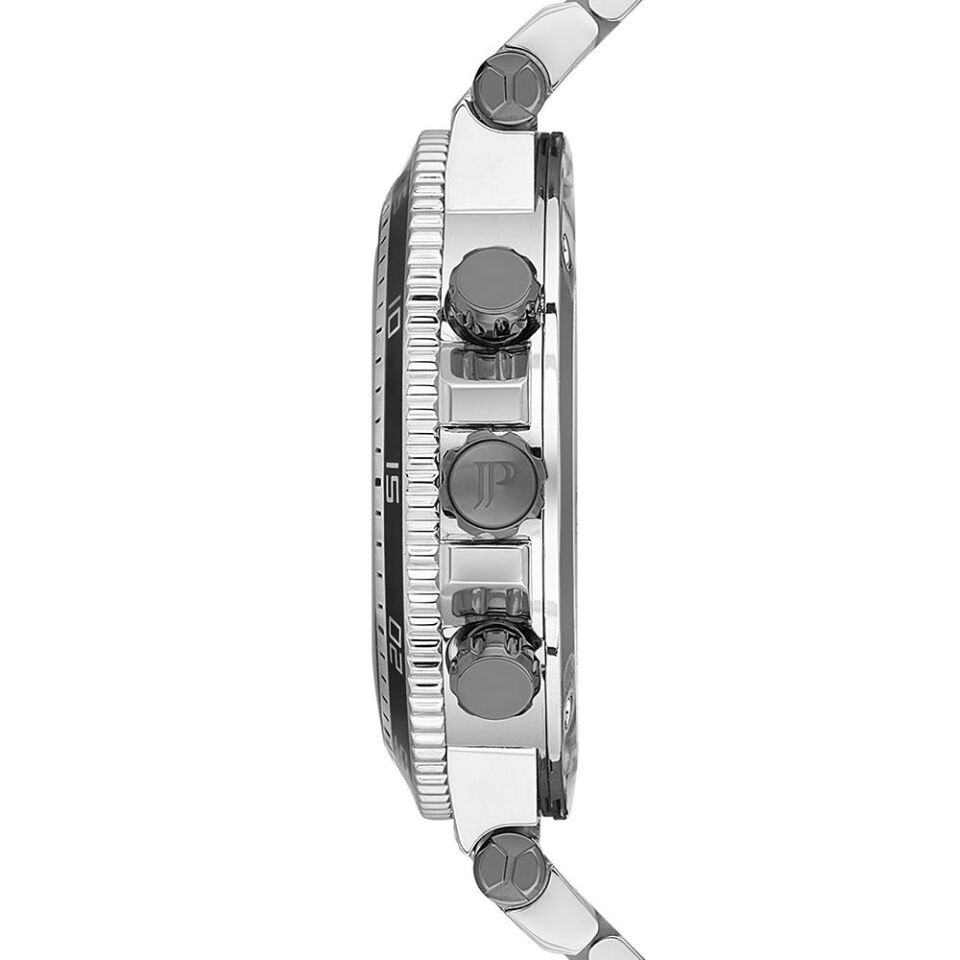 Jacques Philippe JPQGC4473X6SB Quartz Swiss Made Çelik Gri Yeşil Kadran 10 ATM 43 mm Erkek Kol Saati