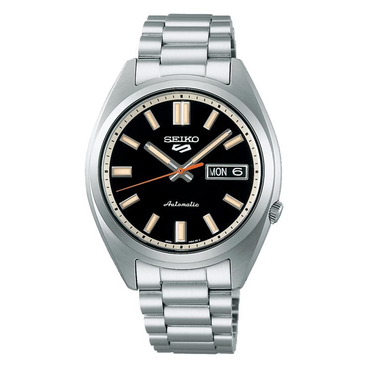Seiko SRPK89K Otomatik Çelik Gri Siyah Kadran 38 mm Erkek Kol Saati