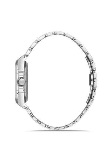 Ferro Gümüş Çelik Kordon Erkek Kol Saati F11503AWT-A4 3ATM Su Geçirmez 2 Yıl Garantili HediyePaketli