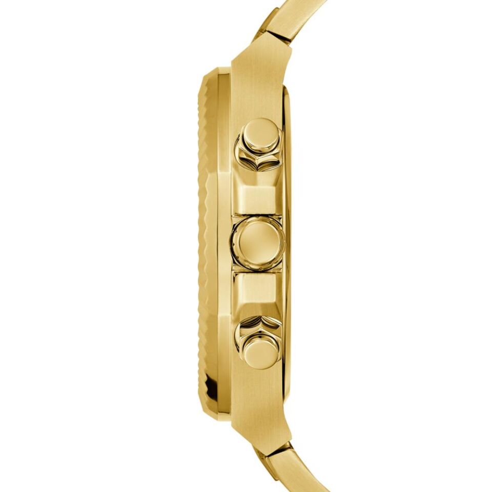 Guess GUGW0703G2 Quartz Çelik Altın Rengi Yeşil Kadran 44 mm Erkek Kol Saati