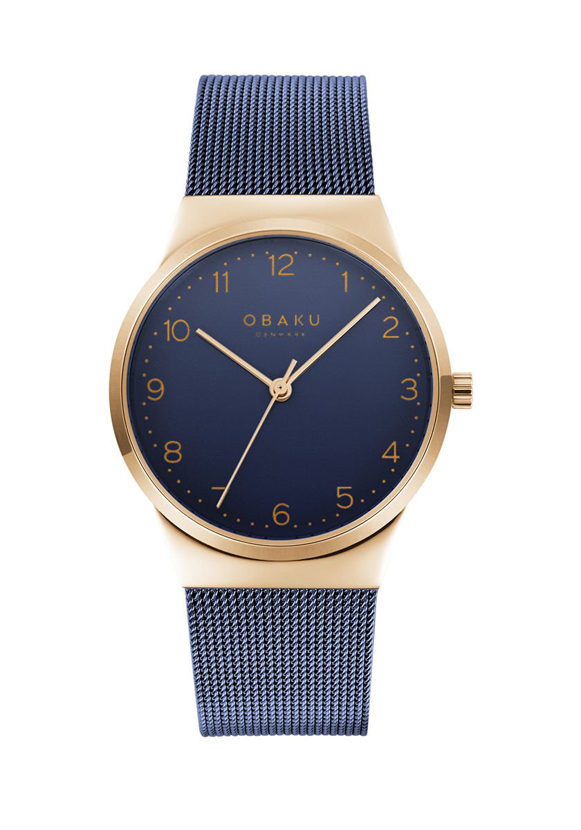 Obaku Denmark V255LXVLML Quartz Hasır Çelik Kristal Lacivert 32 mm Kadın Kol Saati