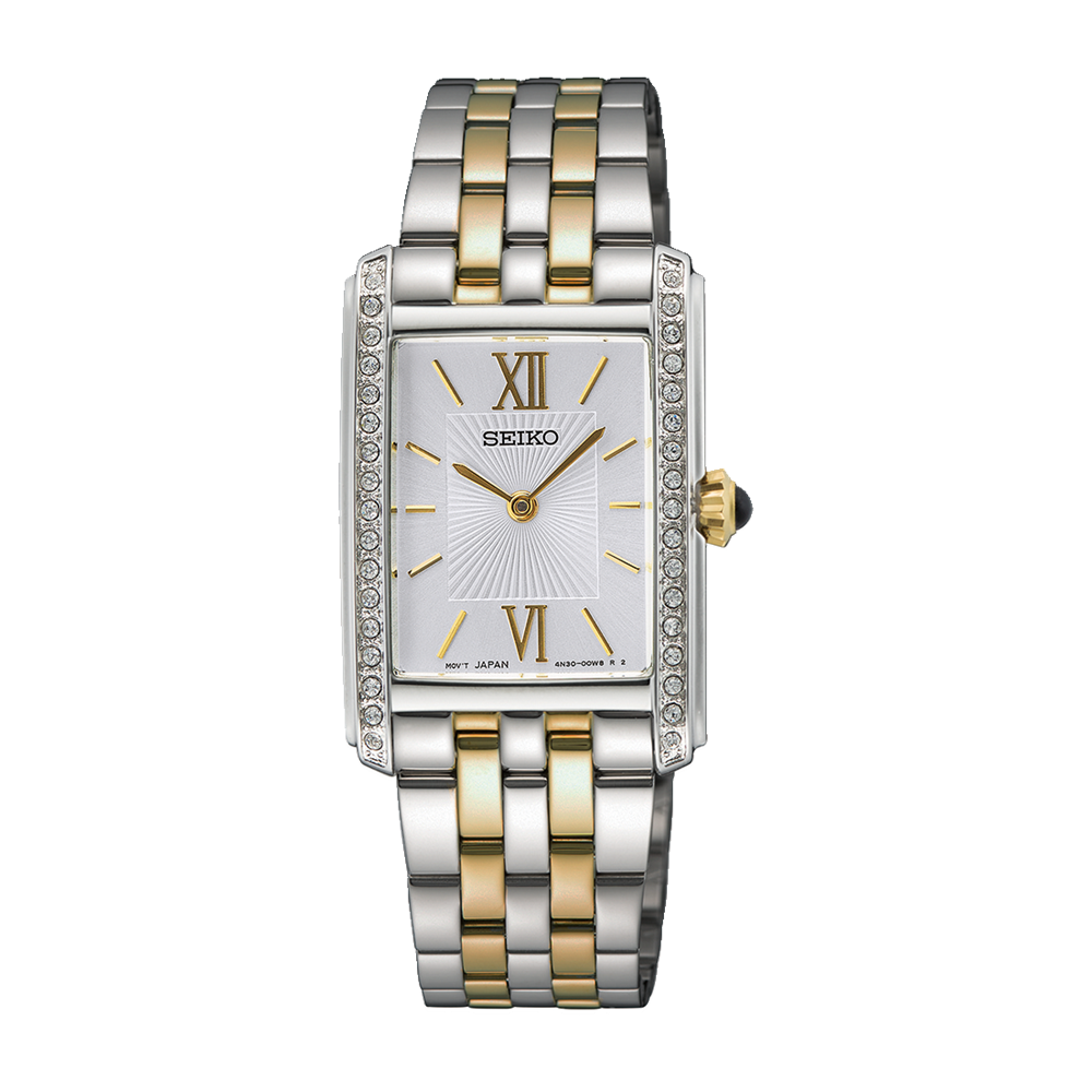 Seiko SWR093P1 Quartz Çelik Gri Altın Rengi 23 mm Kadın Kol Saati