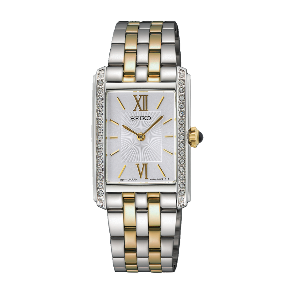 Seiko SWR093P1 Quartz Çelik Gri Altın Rengi 23 mm Kadın Kol Saati