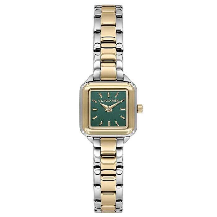U.s. Polo Assn. USPA2145-06 Quartz Çelik Gri Altın Rengi 20x24 mm Kadın Kol Saati