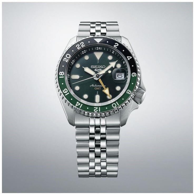Seiko SSK035K Otomatik Çelik Gri Yeşil Kadran 42 mm Erkek Kol Saati