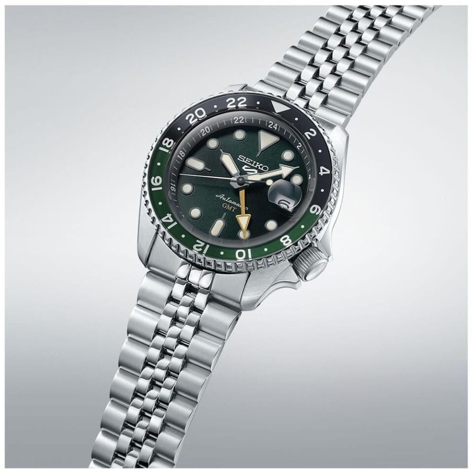 Seiko SSK035K Otomatik Çelik Gri Yeşil Kadran 42 mm Erkek Kol Saati