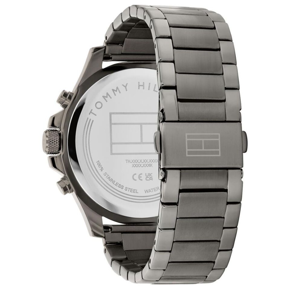 Tommy Hilfiger TH1792115 Quartz Çelik Gri Yeşil Kadran 46 mm Erkek Kol Saati