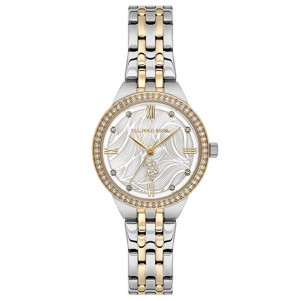 U.s. Polo Assn. USPA2134-03 Quartz Çelik Gri Altın Rengi 30 mm Kadın Kol Saati