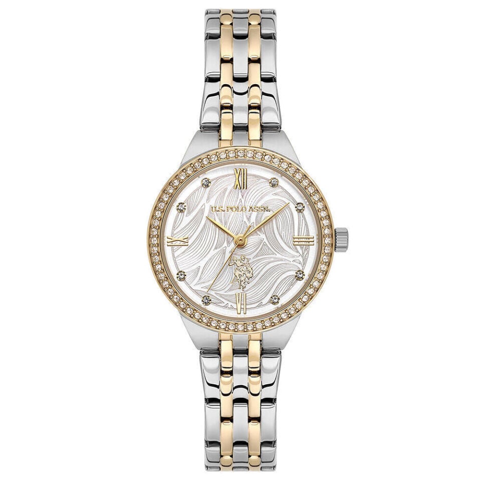 U.s. Polo Assn. USPA2134-03 Quartz Çelik Gri Altın Rengi 30 mm Kadın Kol Saati