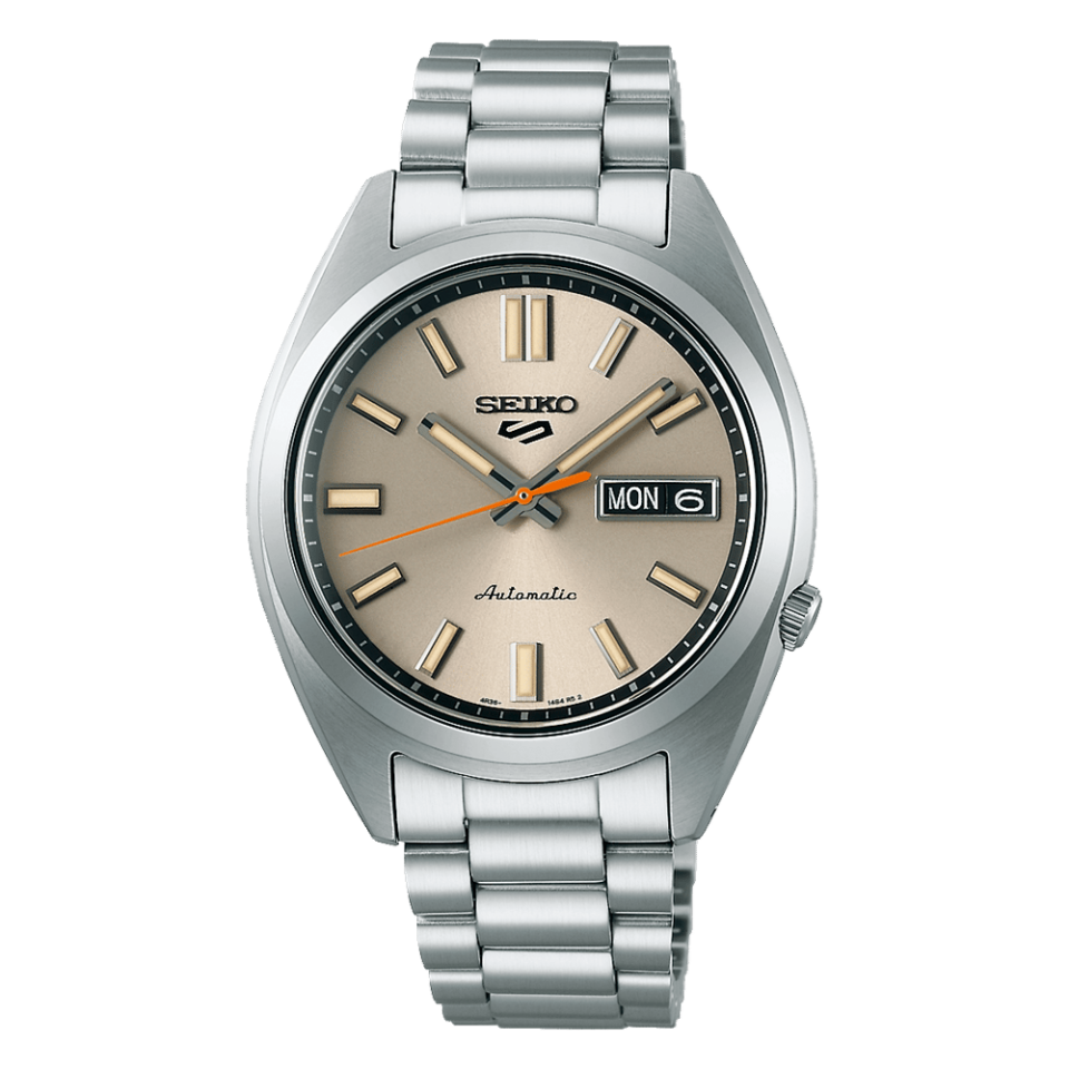 Seiko SRPK91K Otomatik Çelik Gri Krem Kadran 10 ATM 37 mm Erkek Kol Saati