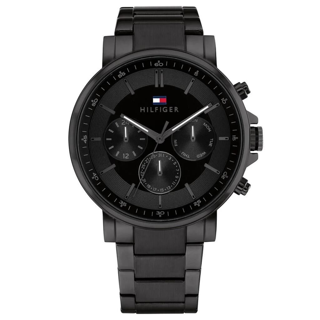 Tommy Hilfiger TH1710590 Quartz Çelik Siyah 44 mm Erkek Kol Saati