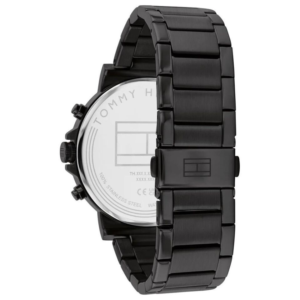 Tommy Hilfiger TH1710590 Quartz Çelik Siyah 44 mm Erkek Kol Saati