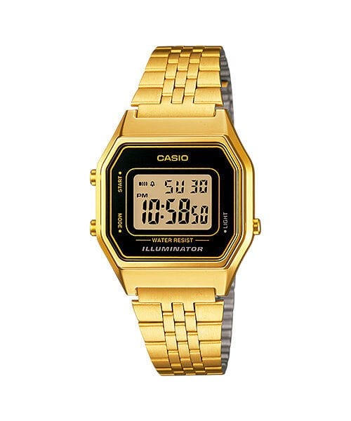 Casio LA680WGA-1DF Retro Quartz Dijital Çelik Altın Rengi 29 mm Kadın Kol Saati