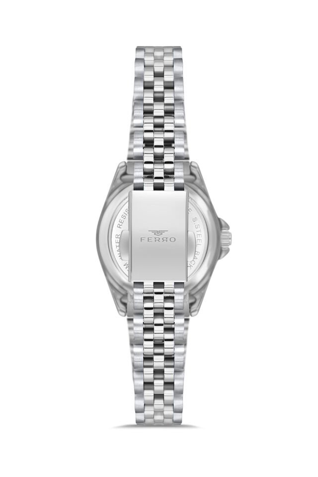 Ferro Gümüş Çelik Kordon Kadın Kol Saati FL21542AWT-A3 3ATM Su Geçirmez 2 Yıl Garantili HediyePaket