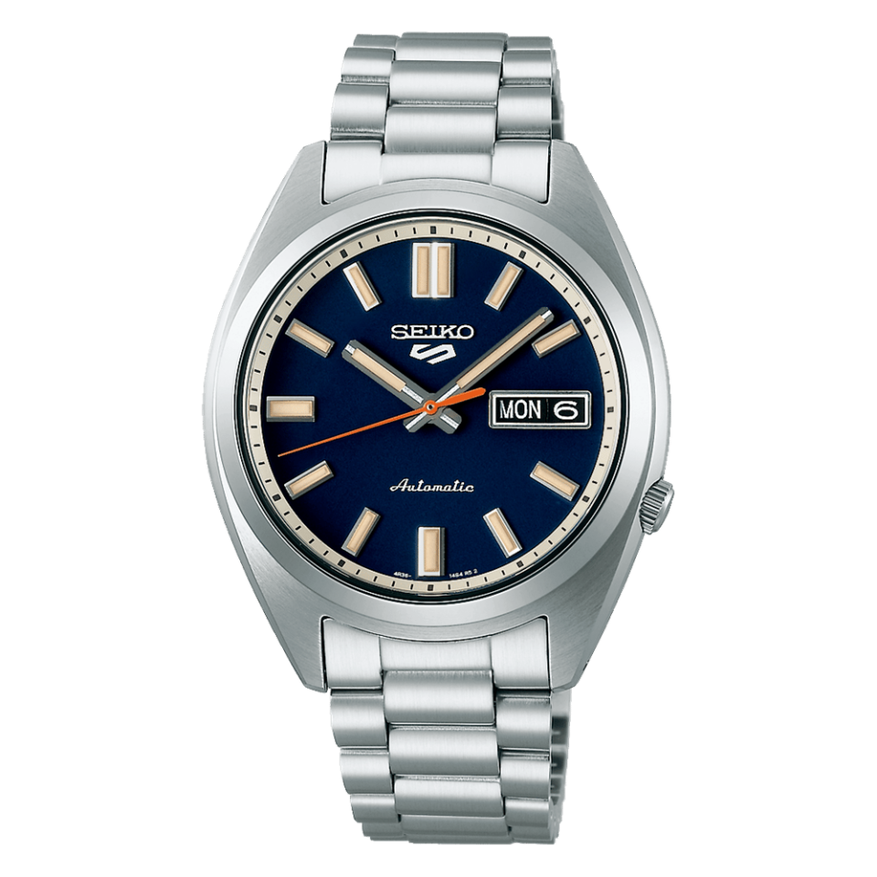 Seiko SRPK87K Otomatik Çelik Gri Lacivert Kadran 10 ATM 38 mm Erkek Kol Saati