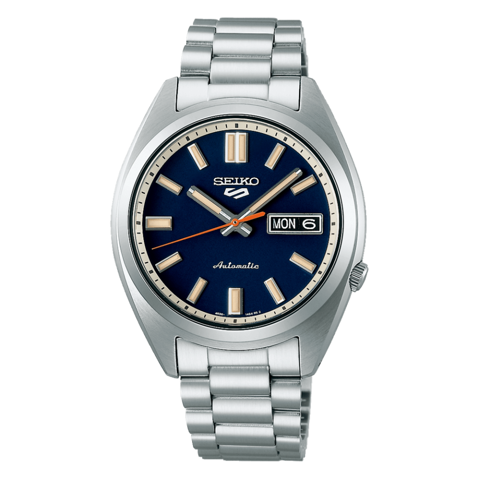 Seiko SRPK87K Otomatik Çelik Gri Lacivert Kadran 10 ATM 38 mm Erkek Kol Saati