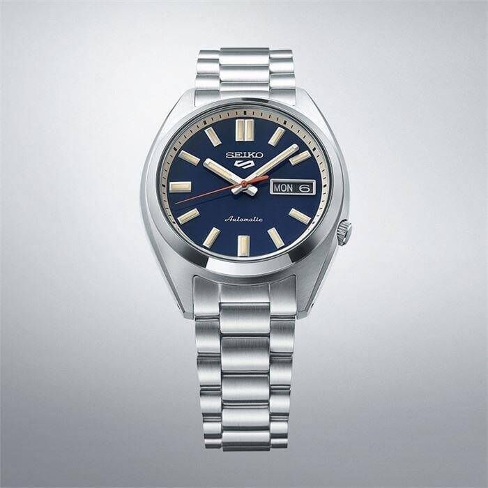 Seiko SRPK87K Otomatik Çelik Gri Lacivert Kadran 10 ATM 38 mm Erkek Kol Saati