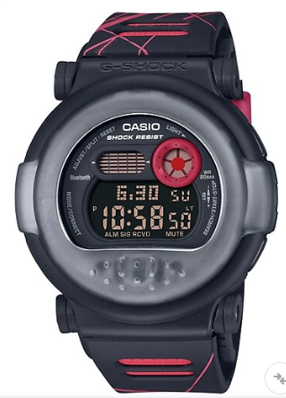Casio G-B001MVA-1DR Dijital Silikon Siyah 20 ATM 47 mm Erkek Kol Saati
