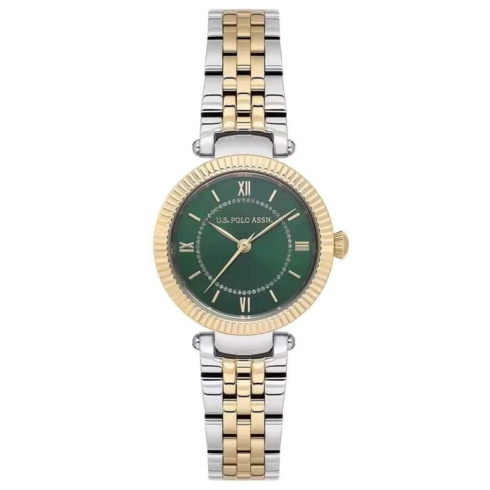 U.s. Polo Assn. USPA2132-03 Quartz Çelik Gri Altın Rengi 28 mm Kadın Kol Saati