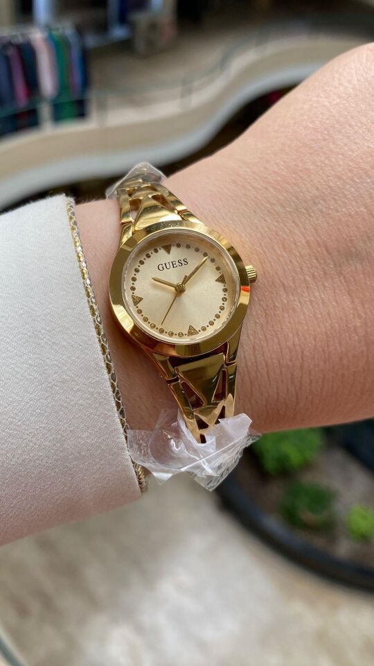 Guess GUGW0609L2 26 mm Altın Renk Çelik Kordon Kadın Kol Saati